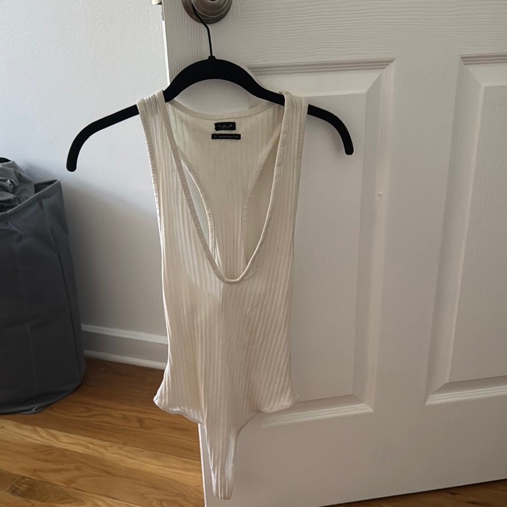 Urban Outfitter Out from Under off white body suit